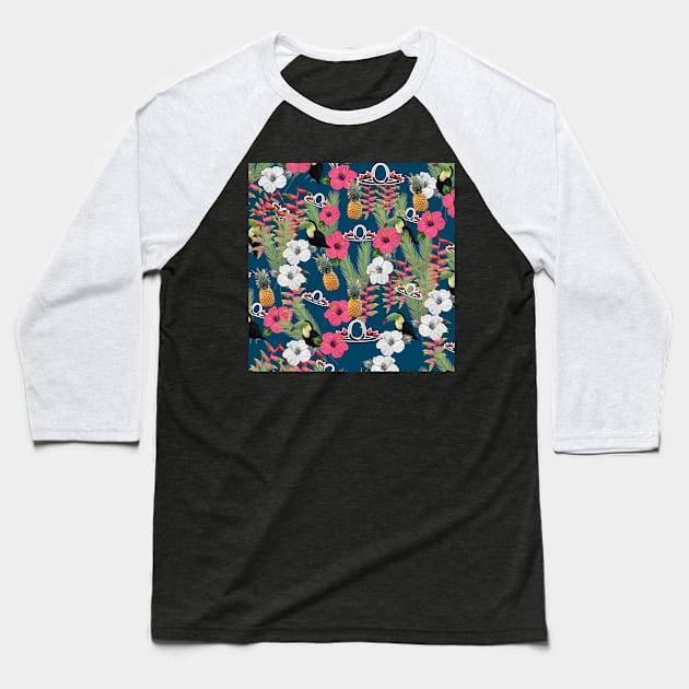 St. Louis Tropical Getaway Baseball T-Shirt by Squareball